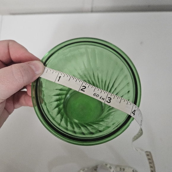 Hoosier Green Glass Vase! - Picture 4 of 4
